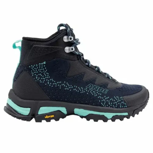 Ande Unisex Graphic High Boots (blue-ice)