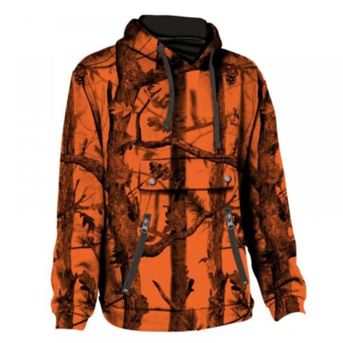 Percussion 15122 Softshell Ghost Camo Hunting Jacket Μπουφάν Πορτοκαλί